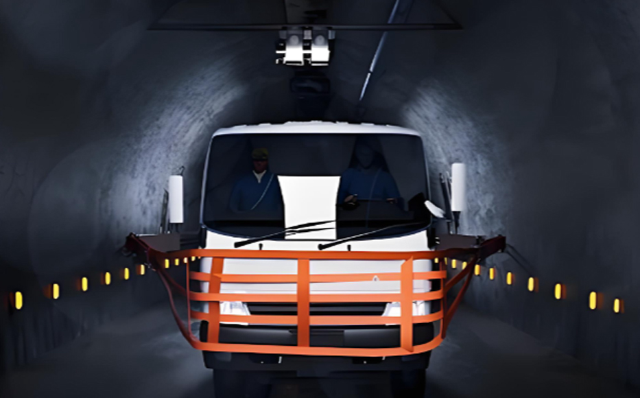 无轨胶轮车失速报警装置